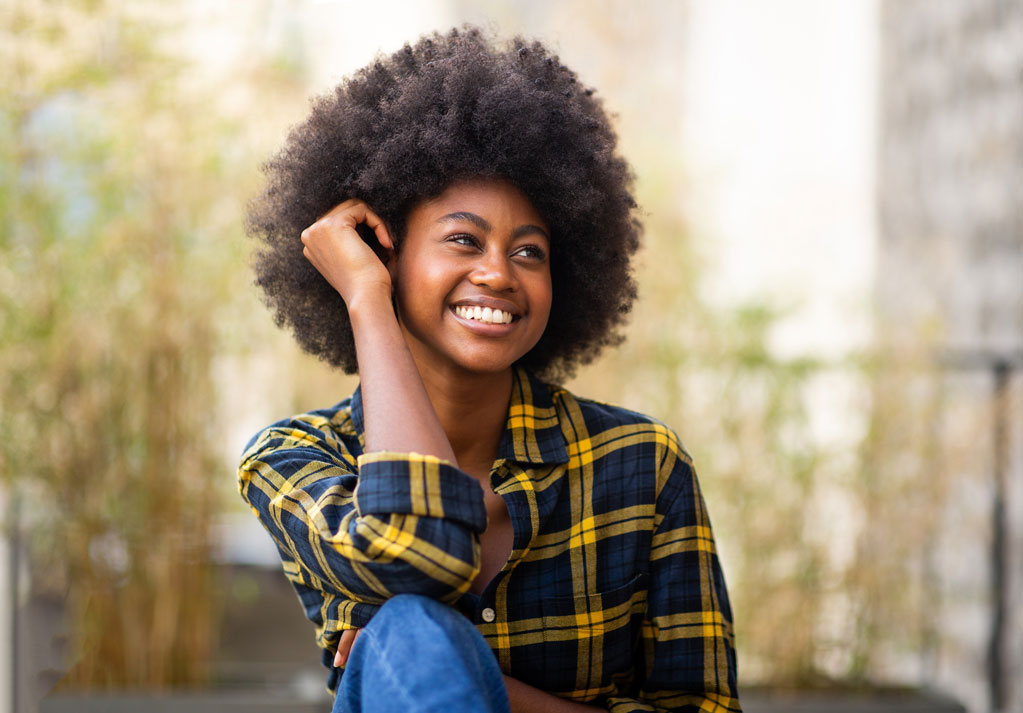 thy kingdom come, young african american girl smiling